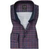 OLYMP Luxor Modern Fit 1290/84/33 Hemd, Baumwolle, Ziegelrot-blau gemustert, Ziegelrot