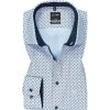 OLYMP Luxor Modern Fit 1221/64/11 Hemd, Baumwolle, Bleu gemustert, Bleu
