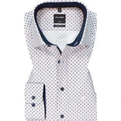 OLYMP Luxor Modern Fit 1221/64/24 Hemd, Baumwolle, Caramel gemustert, Caramel