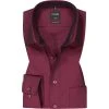 OLYMP Luxor Modern Fit 1268/84/86 Hemd, Baumwolle, Granat meliert, Granat