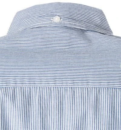 MUSTANG Hemd 1011430/12106 Slim Fit, Baumwolle, Blau-weiß gestreift, Blau-weiß 4 MUSTANG Hemd 1011430/12106 Slim Fit, Baumwolle, Blau-weiß gestreift, Blau-weiß – Bild 4