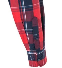 MUSTANG Hemd 1011423/12096 Regular Fit, Baumwolle, Rot-navy kariert, Rot -hemdenverkauf 373969 norm4