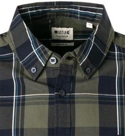 MUSTANG Hemd 1011423/12097 Regular Fit, Baumwolle, Grün kariert, Grün 8 MUSTANG Hemd 1011423/12097 Regular Fit, Baumwolle, Grün kariert, Grün -hemdenverkauf 373970 norm2