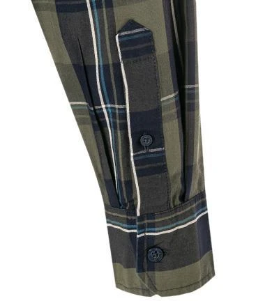 MUSTANG Hemd 1011423/12097 Regular Fit, Baumwolle, Grün kariert, Grün 5 MUSTANG Hemd 1011423/12097 Regular Fit, Baumwolle, Grün kariert, Grün – Bild 5