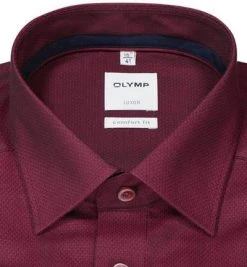 OLYMP Luxor Comfort Fit 1068/84/86 Hemd, Baumwolle, Granat meliert, Granat -hemdenverkauf 373975 norm2