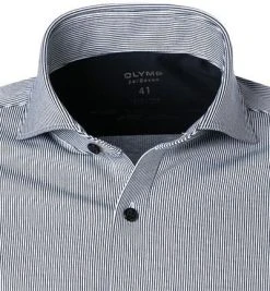 OLYMP Level Five Body Fit 2026/84/18 Hemd, Jersey, Marine-weiß gestreift, Marine -hemdenverkauf 373987 norm2