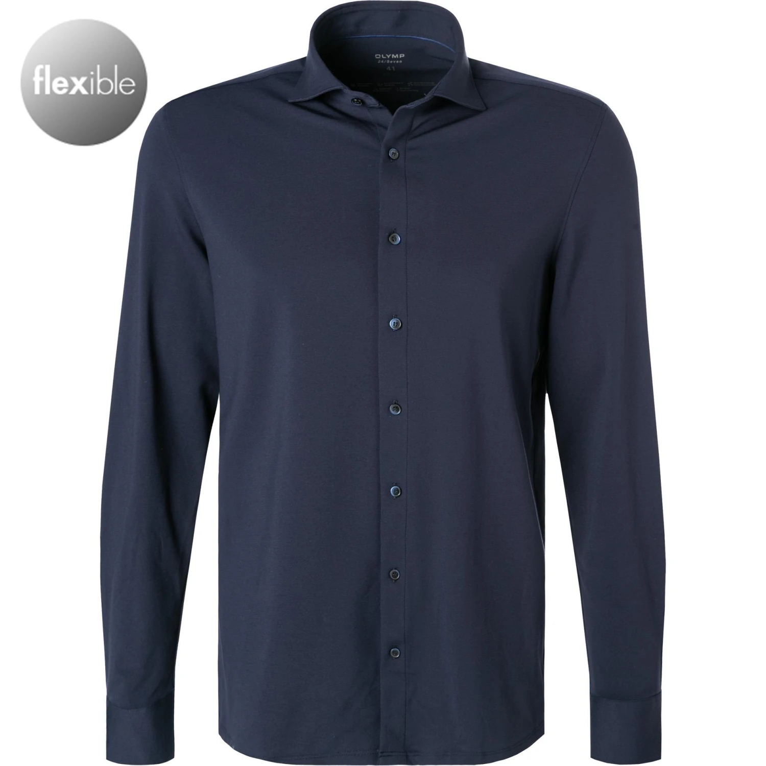 OLYMP Level Five Body Fit 2006/84/18 Hemd, Jersey geruchshemmend, Marine 1 OLYMP Level Five Body Fit 2006/84/18 Hemd, Jersey geruchshemmend, Marine