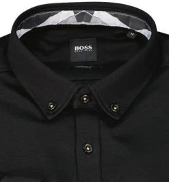 BOSS Hemd Biado 50452429/002 Regular Fit, Baumwolle, Schwarz -hemdenverkauf 374013 norm2