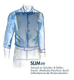 OLYMP Luxor Modern Fit 1210/84/69 Hemd, Jersey geruchshemmend, Graphit meliert, Graphit -hemdenverkauf 374039 norm4