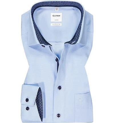 OLYMP Luxor Comfort Fit 1015/64/11 Hemd, Baumwolle, Mittelblau, Bleu 2 OLYMP Luxor Comfort Fit 1015/64/11 Hemd, Baumwolle, Mittelblau, Bleu – Bild 2