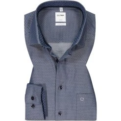 OLYMP Luxor Comfort Fit 1015/64/18 Hemd, Baumwolle, Marine