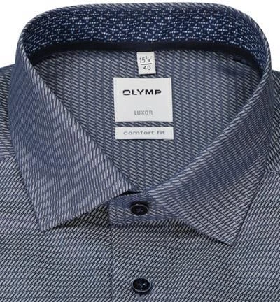 OLYMP Luxor Comfort Fit 1015/64/18 Hemd, Baumwolle, Marine 3 OLYMP Luxor Comfort Fit 1015/64/18 Hemd, Baumwolle, Marine – Bild 3