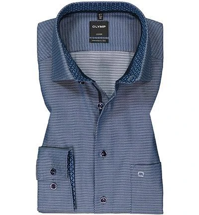 OLYMP Luxor Modern Fit 1215/64/18 Hemd, Baumwolle, Marine 2 OLYMP Luxor Modern Fit 1215/64/18 Hemd, Baumwolle, Marine – Bild 2