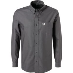 Fred Perry Hemd M2700/G85 Oxford, Metallgrau