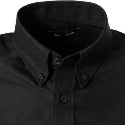 Fred Perry Hemd M2700/102 Oxford, Schwarz -hemdenverkauf 374173 norm2