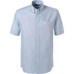 Fred Perry Hemd M2701/146 Kurzarmhemd, Oxford, Hellblau
