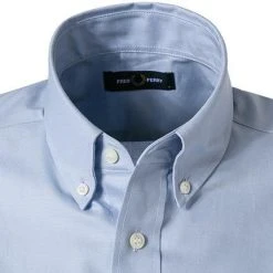 Fred Perry Hemd M2701/146 Kurzarmhemd, Oxford, Hellblau -hemdenverkauf 374178 norm2