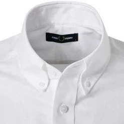 Fred Perry Hemd M2700/100 Oxford, Weiß -hemdenverkauf 374179 norm2