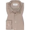 ETON Hemd 1000/03087/35 Slim Fit, Twill, Hellbraun