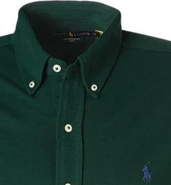 Polo Ralph Lauren Hemd 710654408/050 Baumwoll-Piqué, Tannengrün -hemdenverkauf 374337 norm2