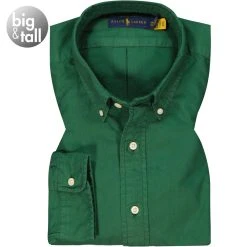 Polo Ralph Lauren Hemd 711847235/005 Big&Tall, Baumwolle, Dunkelgrün
