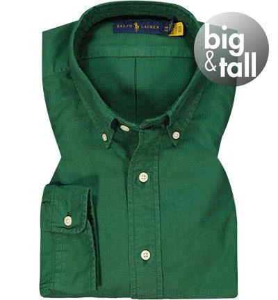 Polo Ralph Lauren Hemd 711847235/005 Big&Tall, Baumwolle, Dunkelgrün 2 Polo Ralph Lauren Hemd 711847235/005 Big&Tall, Baumwolle, Dunkelgrün – Bild 2