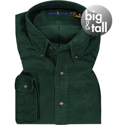 Polo Ralph Lauren Hemd 711811684/001 Big&Tall, Cord, Tannengrün 2 Polo Ralph Lauren Hemd 711811684/001 Big&Tall, Cord, Tannengrün – Bild 2