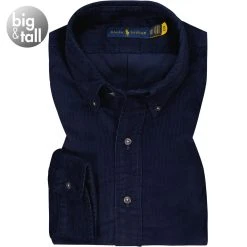 Polo Ralph Lauren Hemd 711811684/004 Big&Tall, Cord, Navy