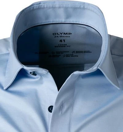 OLYMP Luxor Modern Fit 1202/64/10 Hemd, Jersey geruchshemmend, Hellblau 3 OLYMP Luxor Modern Fit 1202/64/10 Hemd, Jersey geruchshemmend, Hellblau – Bild 3