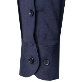 OLYMP Level Five Body Fit 2032/84/18 Hemd, Jersey geruchshemmend, Marine -hemdenverkauf 374434 norm3