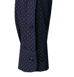 OLYMP Luxor Modern Fit 1224/84/18 Hemd, Jersey geruchshemmend, Marine gemustert, Marine -hemdenverkauf 374443 norm3