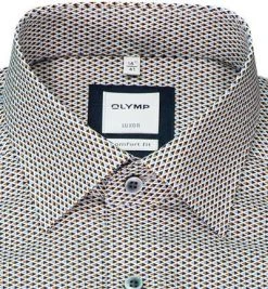OLYMP Luxor Comfort Fit 1070/84/28 Hemd, Baumwolle, Blau-braun gemustert, Braun 6 OLYMP Luxor Comfort Fit 1070/84/28 Hemd, Baumwolle, Blau-braun gemustert, Braun -hemdenverkauf 374457 norm2