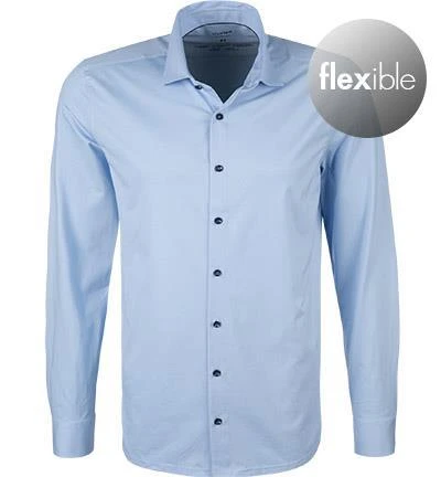 OLYMP Level Five Body Fit 2008/64/10 Hemd, Jersey geruchshemmend, Hellblau 2 OLYMP Level Five Body Fit 2008/64/10 Hemd, Jersey geruchshemmend, Hellblau – Bild 2