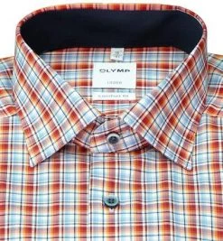 OLYMP Luxor Comfort Fit 1096/84/36 Hemd, Baumwolle, Blau-rot kariert, Sienna -hemdenverkauf 374495 norm2