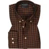 Marc O'Polo Hemd 127 7028 42146/A71 Shaped Fit, Baumwolle, Braun kariert, Braun