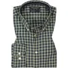 Marc O'Polo Hemd 127 7028 42146/G47 Shaped Fit, Baumwolle, Olivgrün kariert, Oliv