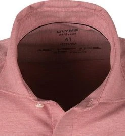 OLYMP Level Five Body Fit 2006/84/35 Hemd, Jersey geruchshemmend, Rot meliert, Rot -hemdenverkauf 374506 norm2
