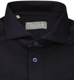 fakts Hemd 6055/291 Slim Fit, Jersey geruchshemmend, Dunkelblau -hemdenverkauf 374557 norm2