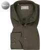 fakts Hemd 6055/591 Slim Fit, Jersey geruchshemmend, Dunkelgrün
