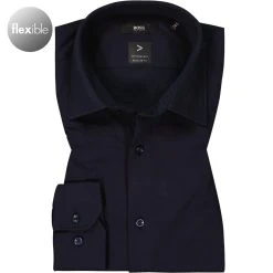 hemdenverkauf 21 BOSS Hemd Joe 50463009/404 Regular Fit, Jersey, Dunkelblau