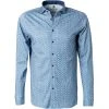 DESOTO Hemd New Hai 47107-3/528 Jersey, Blau gemustert, Blau