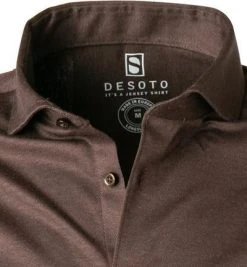 DESOTO Hemd New Hai 97007-3/870 Jersey, Schokobraun meliert, Schokobraun -hemdenverkauf 374663 norm2
