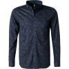 DESOTO Hemd Kent 49028-3/582 Jersey, Navy gemustert, Navy