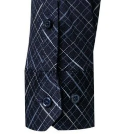 DESOTO Hemd Kent 49028-3/582 Jersey, Navy gemustert, Navy -hemdenverkauf 374664 norm3