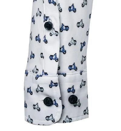 DESOTO Hemd Modern B.D. 47113-3/156 Jersey, Weiß-blau gemustert, Weiß-blau 4 DESOTO Hemd Modern B.D. 47113-3/156 Jersey, Weiß-blau gemustert, Weiß-blau – Bild 4