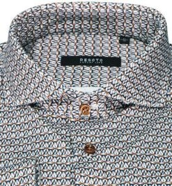 DESOTO Luxury Hemd Hai 48508-30/252 Jersey, Rost-grau gemustert, Rost-grau -hemdenverkauf 374682 norm2