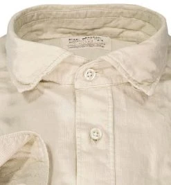 FIL NOIR Hemd Bergamo 51549/20 Shaped Fit, Cord CO2-Neutral, Wollweiß, Beige -hemdenverkauf 374825 norm2