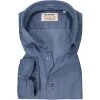 FIL NOIR Hemd Bergamo 51549/67 Shaped Fit, Cord CO2-Neutral, Rauchblau, Blau