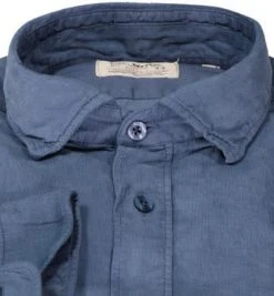 FIL NOIR Hemd Bergamo 51549/67 Shaped Fit, Cord CO2-Neutral, Rauchblau, Blau -hemdenverkauf 374826 norm2