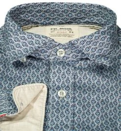 FIL NOIR Hemd Treviso 51508/67 Shaped Fit, Baumwolle CO2-Neutral, Hellgrau-hellblau gemustert, Blau 6 FIL NOIR Hemd Treviso 51508/67 Shaped Fit, Baumwolle CO2-Neutral, Hellgrau-hellblau gemustert, Blau -hemdenverkauf 374830 norm2